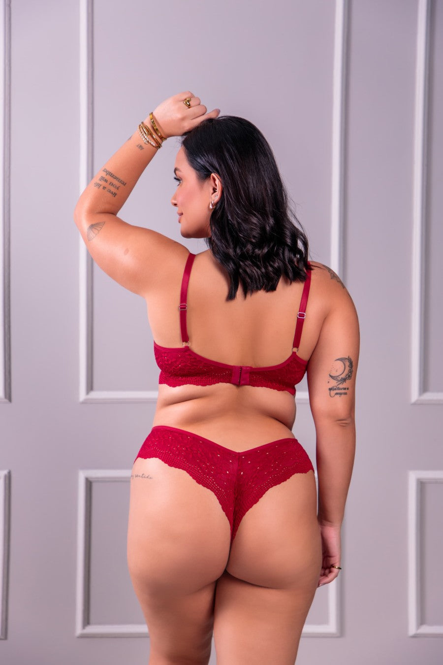 Lace Set with Detailed Panty | Ref: 142